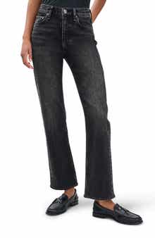 Harlow Mid Rise Ankle Straight Leg Jeans