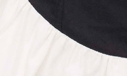 For Love & Lemons Anabella Mixed Media Minidress In Multi