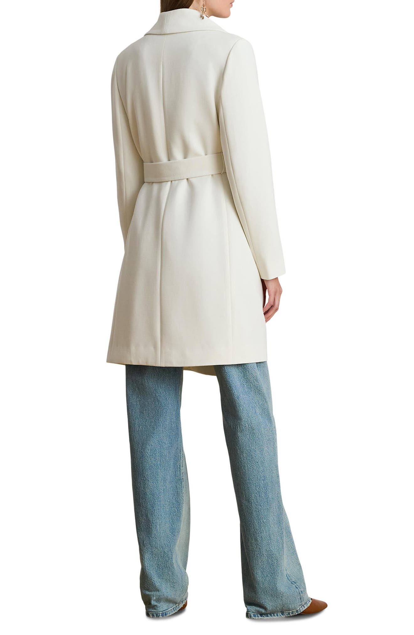Drape Front Crepe Jacket - image 4