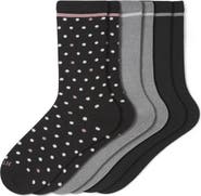 Hue Assorted 3-Pack Supersoft Crew Socks