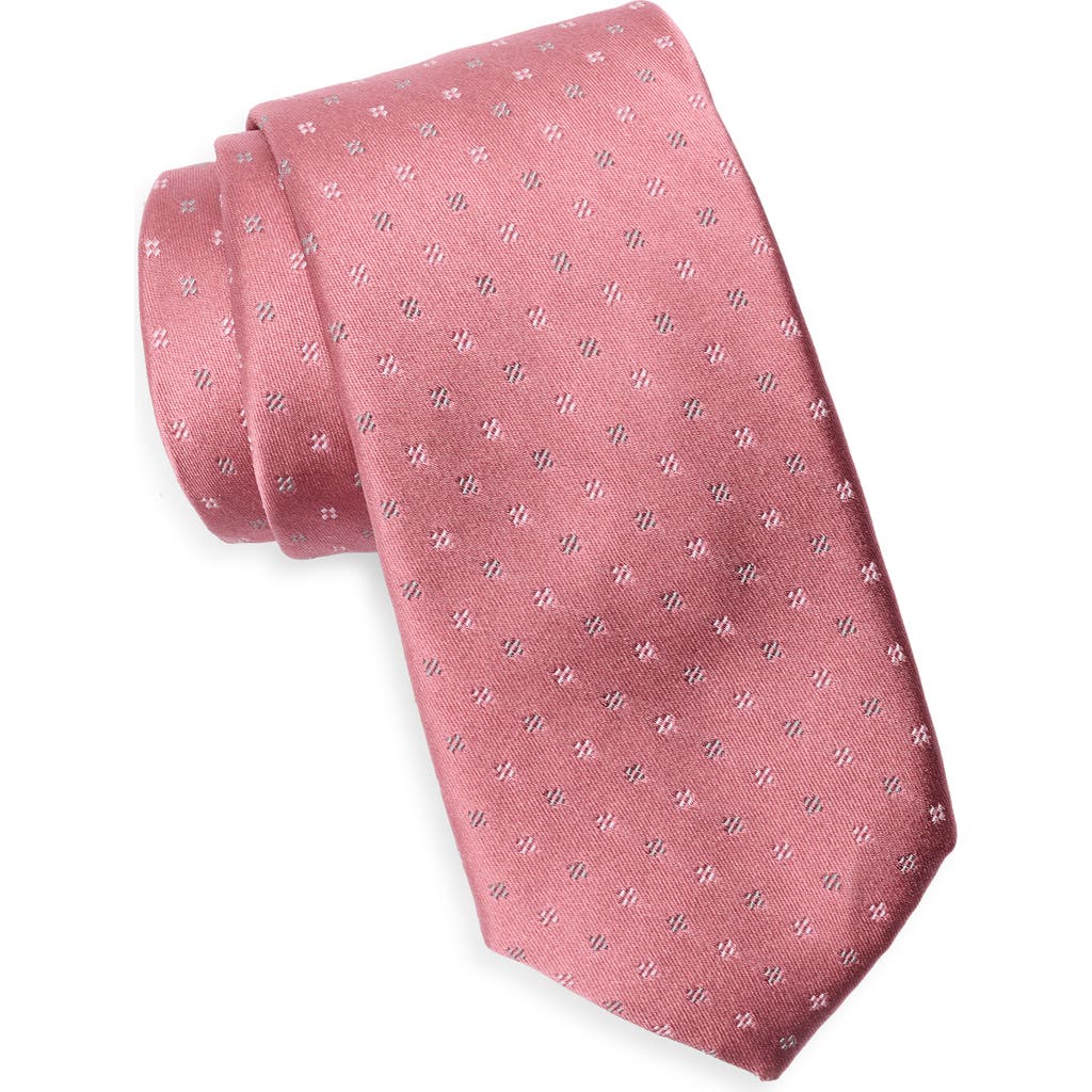 Nordstrom Denham Neat Cotton Tie In Red