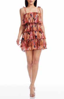 Dress the Population Pixie Tiered Minidress