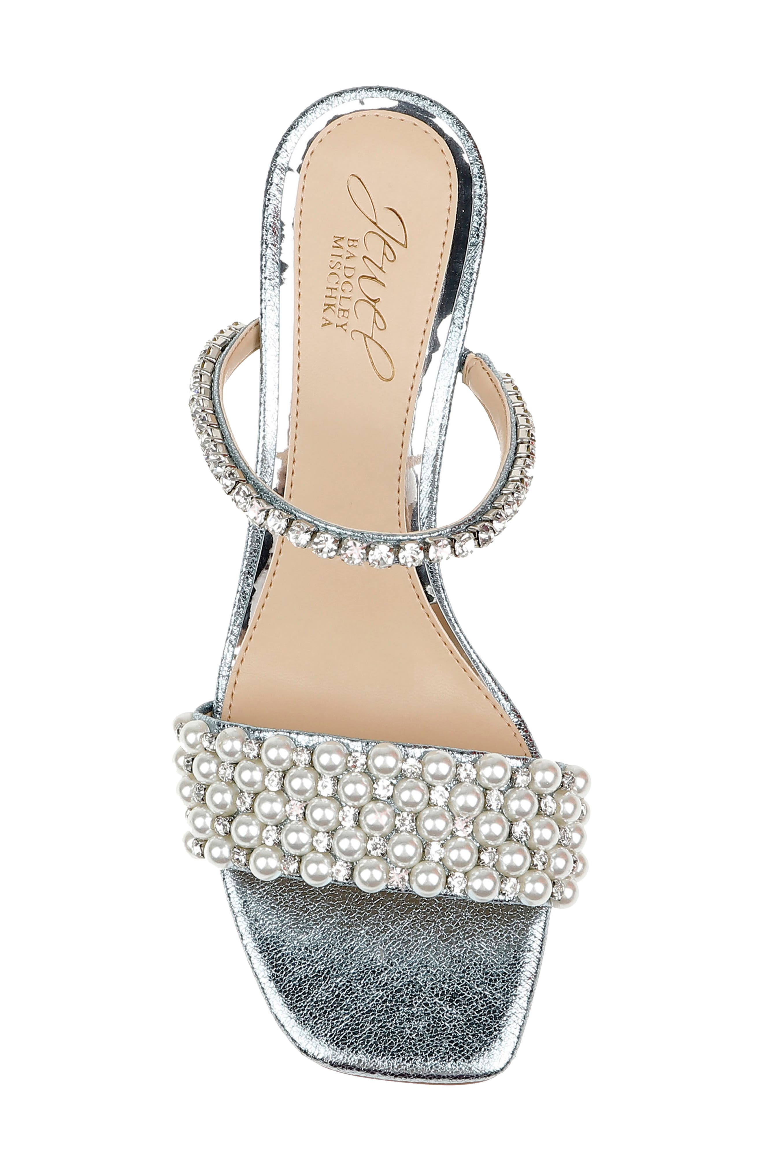 Orsen Embellished Slide Sandal, Alternate, color, LIGHT BLUE