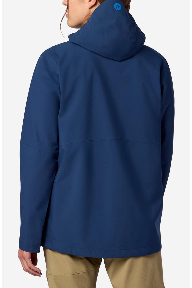 Waterproof Hooded Jacket, Alternate, color, NIGHTFALL NAVY