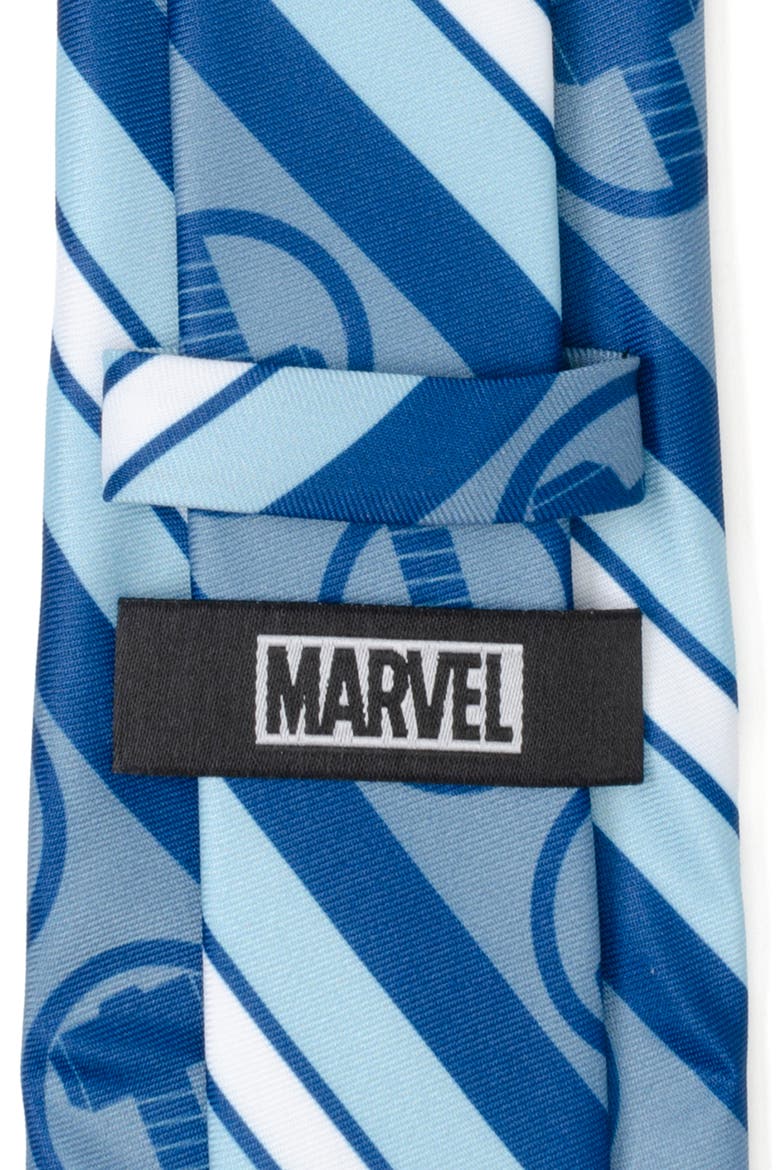 x Marvel Thor Stripe Tie, Alternate, color, BLUE