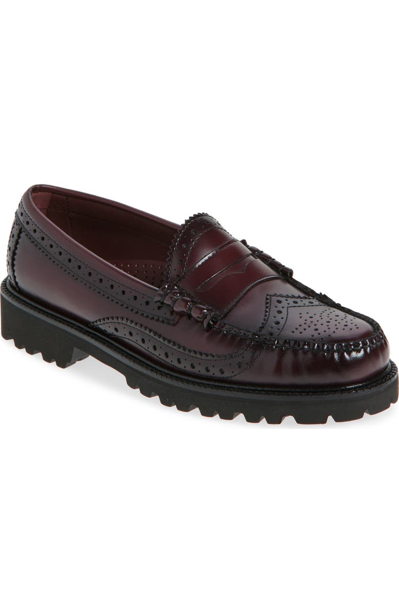 G.H.BASS Larson Wingtip Loafer, Main, color, Wine