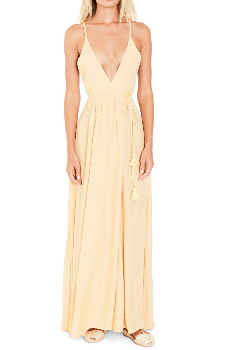 Faithfull the Brand Santa Rose Strappy Maxi Dress, Alternate, color, 