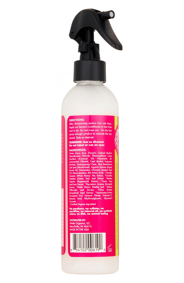 MIELLE White Peony Leave-In Conditioner, Alternate, color,