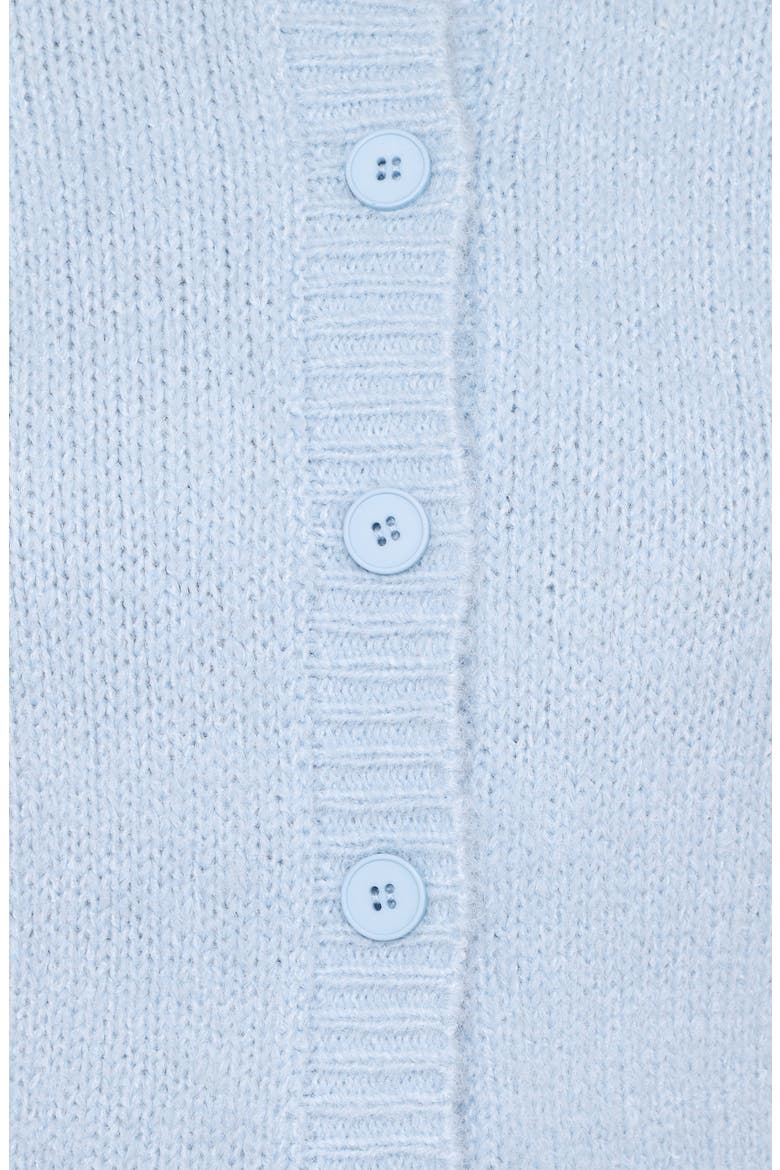 Lucah Fuzzy Cardigan, Alternate, color, BABY BLUE