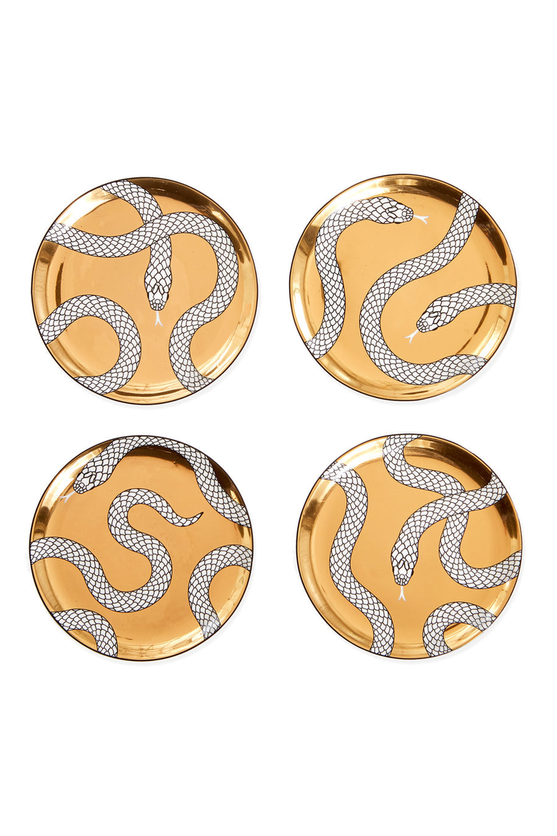 Eden Coaster Set, Main, color, Gold
