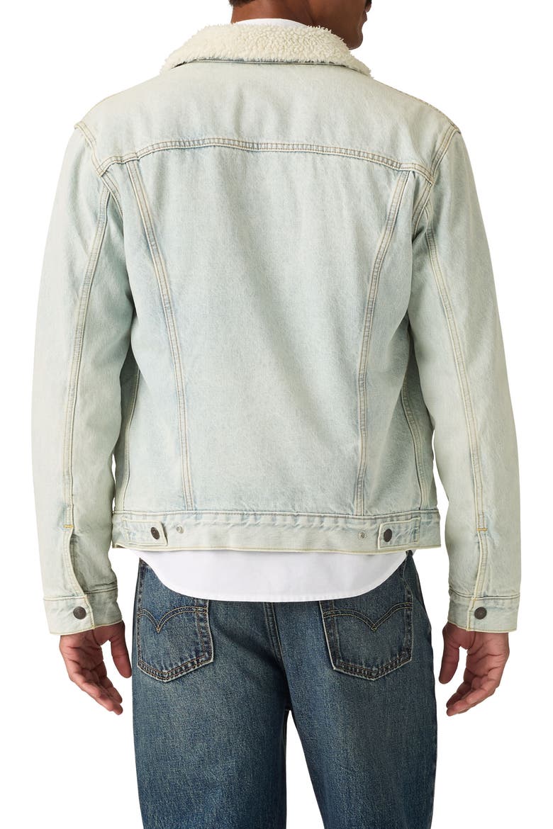 Type 3 Trucker Jacket with Faux Fur Lining, Alternate, color, INTO THE LIGHT SHERPA