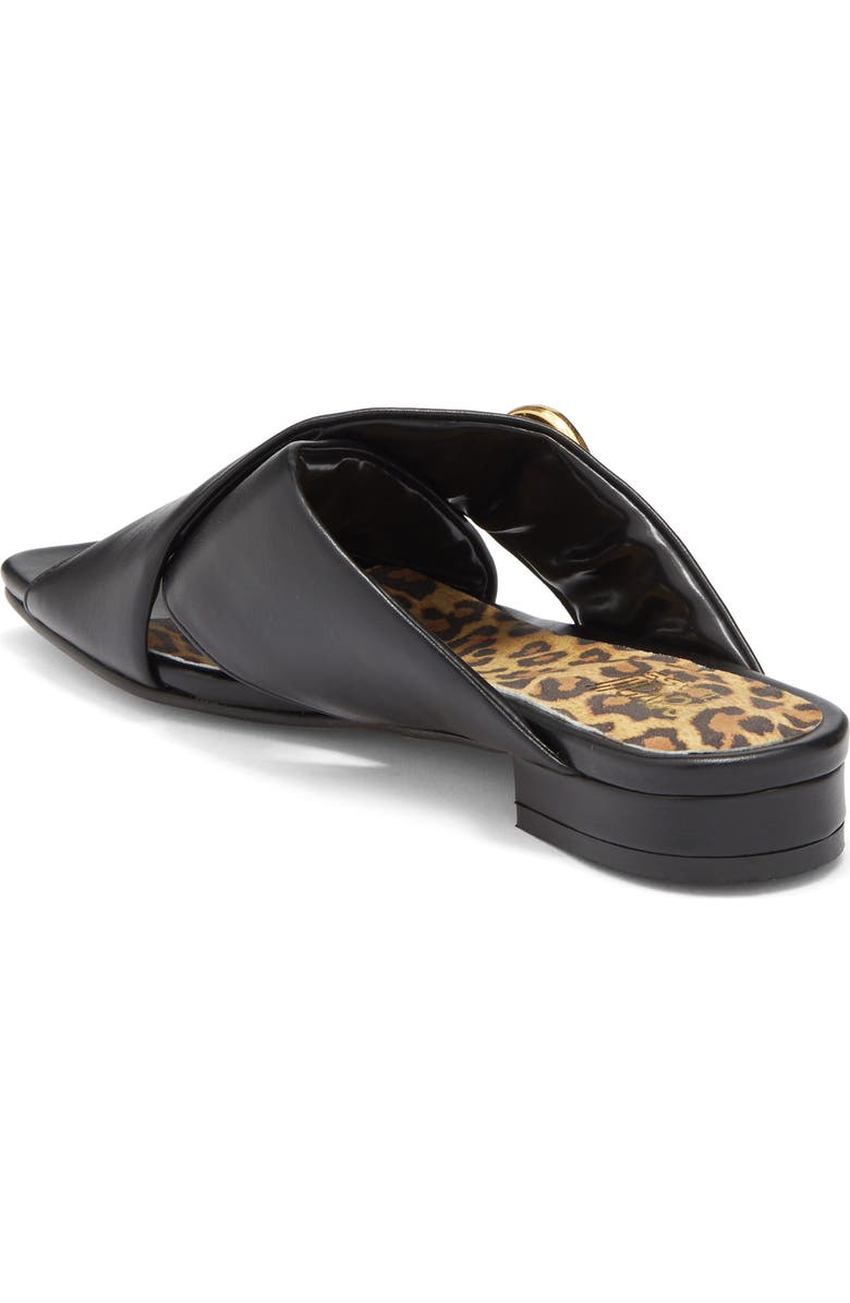 Roberto Cavalli Crisscross Slide Sandal, Alternate, color, Black