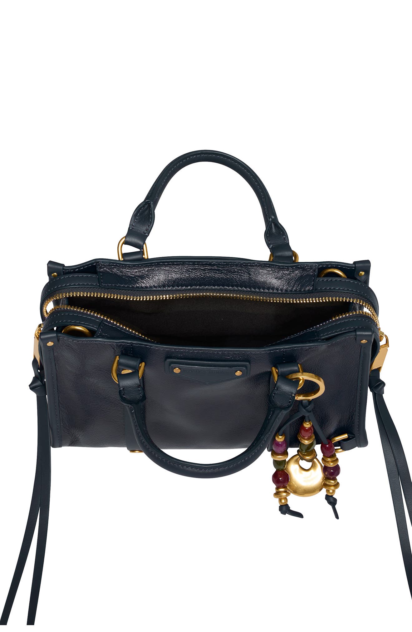 Surplus Leather Crossbody Satchel, Alternate, color, MIDNIGHT BLUE
