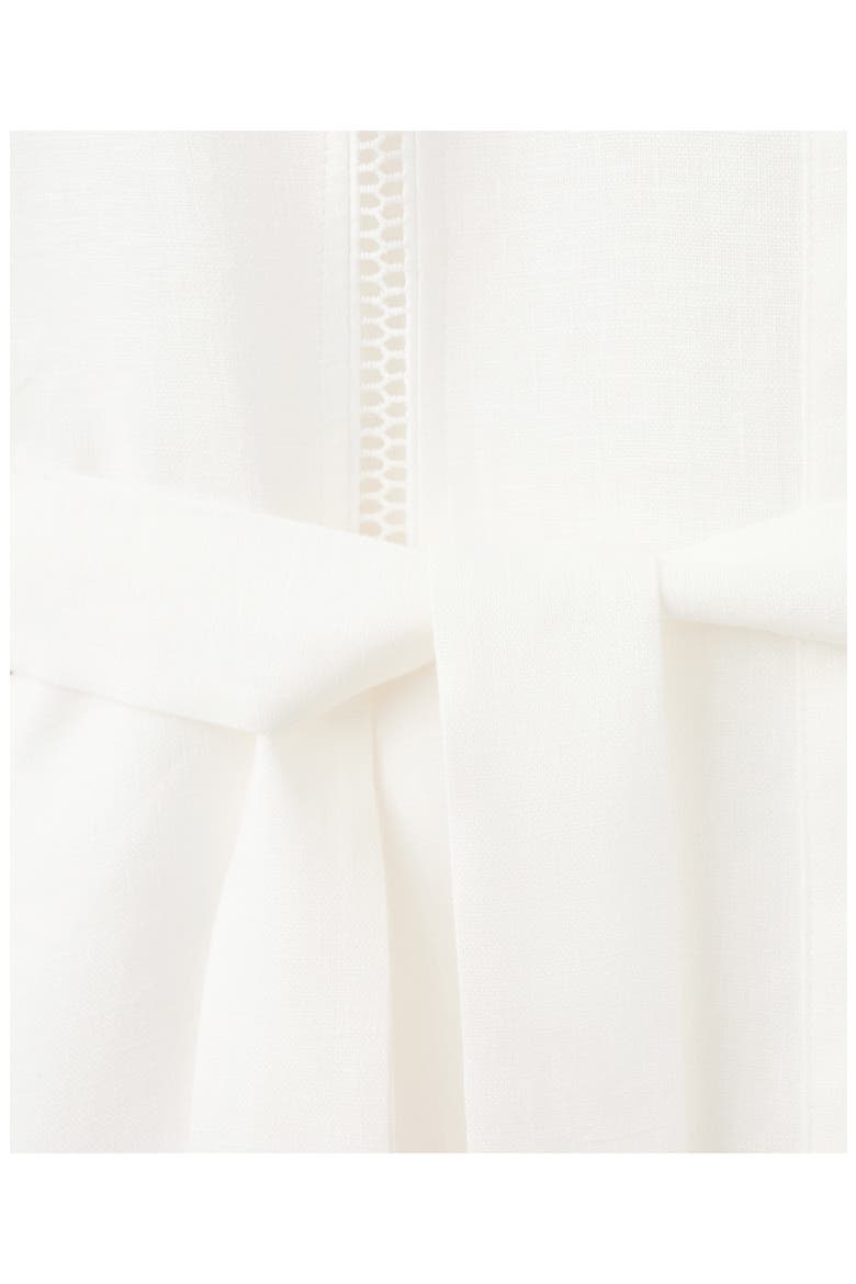 Sleeveless Linen Shirtdress, Alternate, color, ECRU