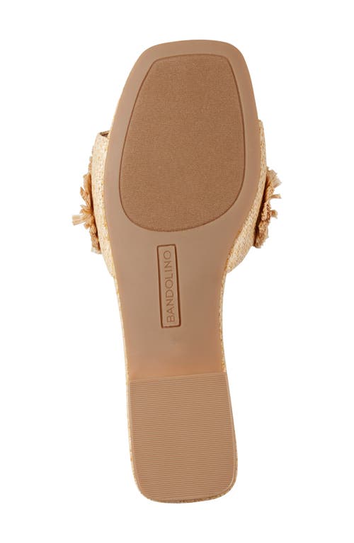 Bandolino Marcell Slide Sandal In Light Natural