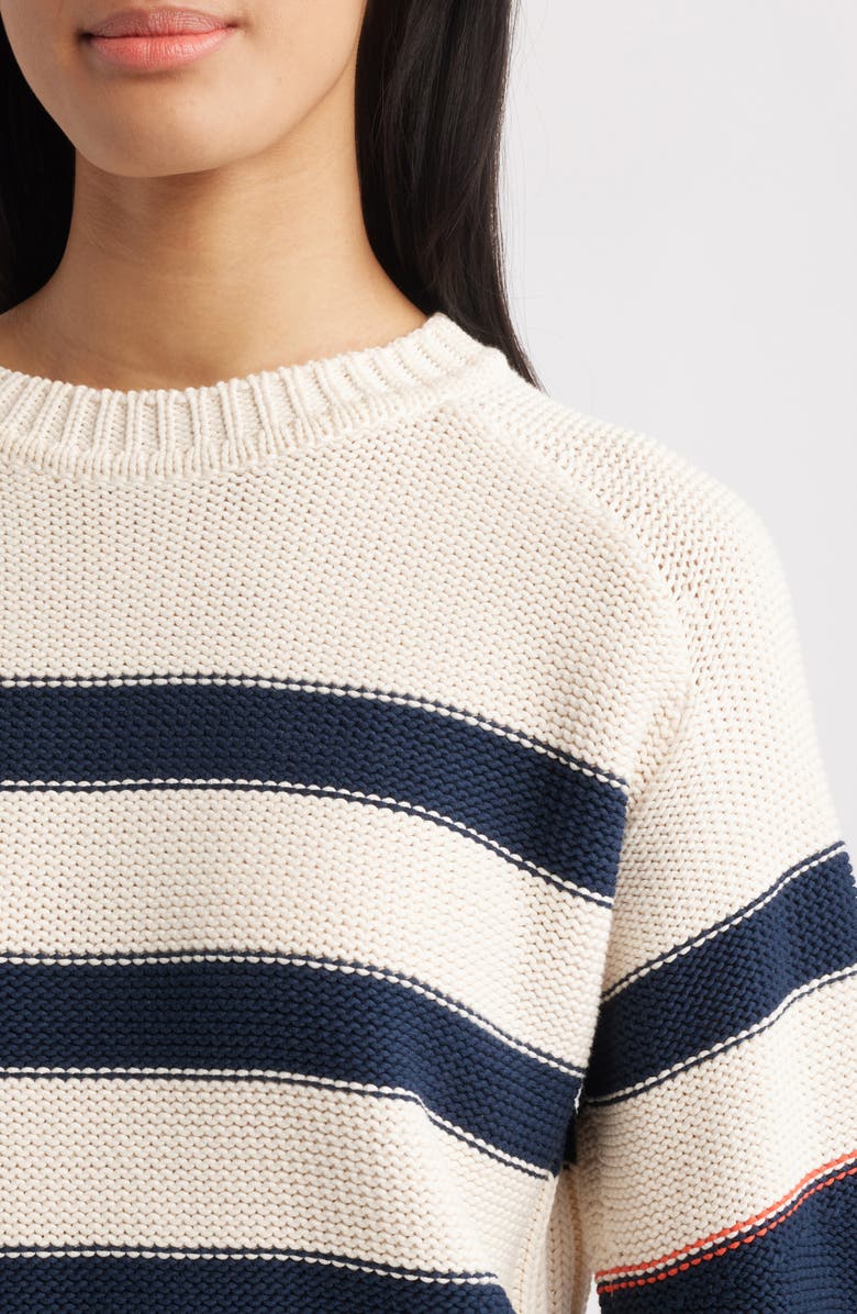 MARGARET O'LEARY Angle Stripe Sweater, Alternate, color, 