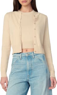 Joe's The Dani Crop Cotton Blend Cardigan