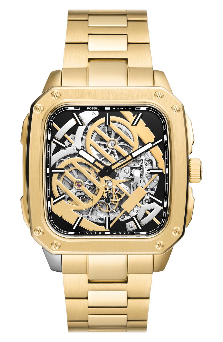 Fossil x Star Wars<sup>™</sup> Limited Edition C-3PO Bracelet Watch, 41mm, Main, color,