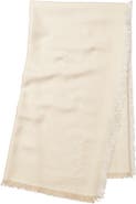 Tory Burch T-Monogram Jacquard Wool & Silk Square Scarf