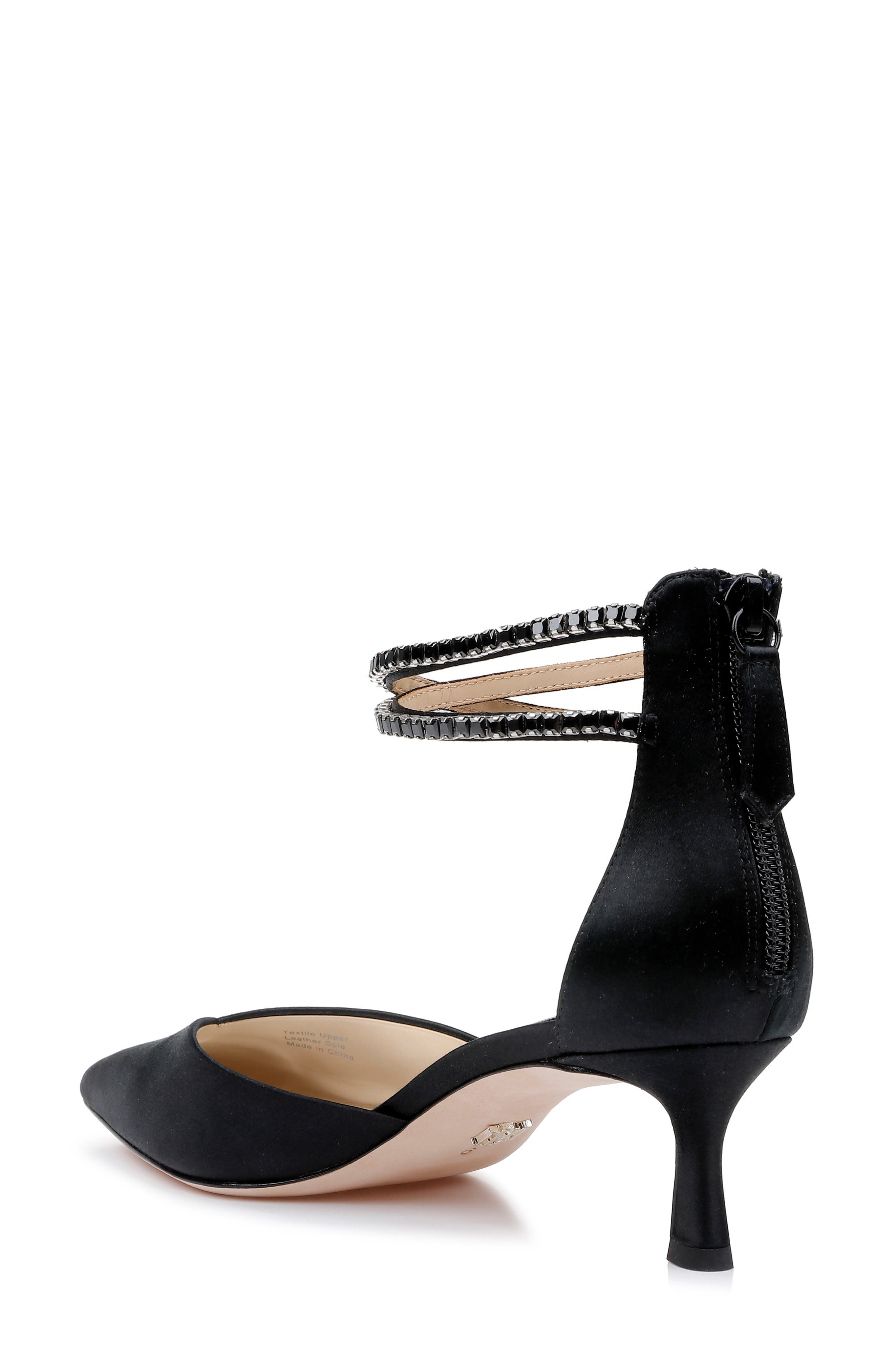 BADGLEY MISCHKA Lilibeth Kitten Heel Ankle Strap Pump, Alternate, color, 