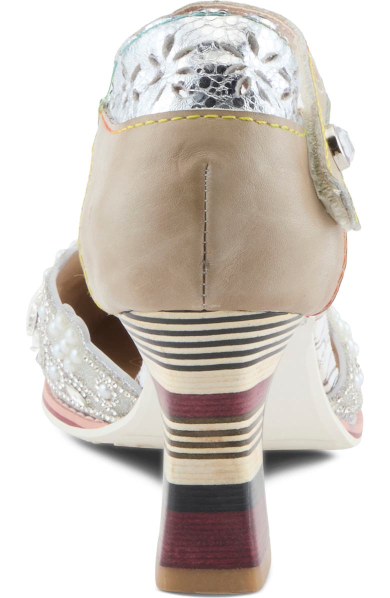 L'Artiste by Spring Step Gem Pump, Alternate, color, Silver Multi