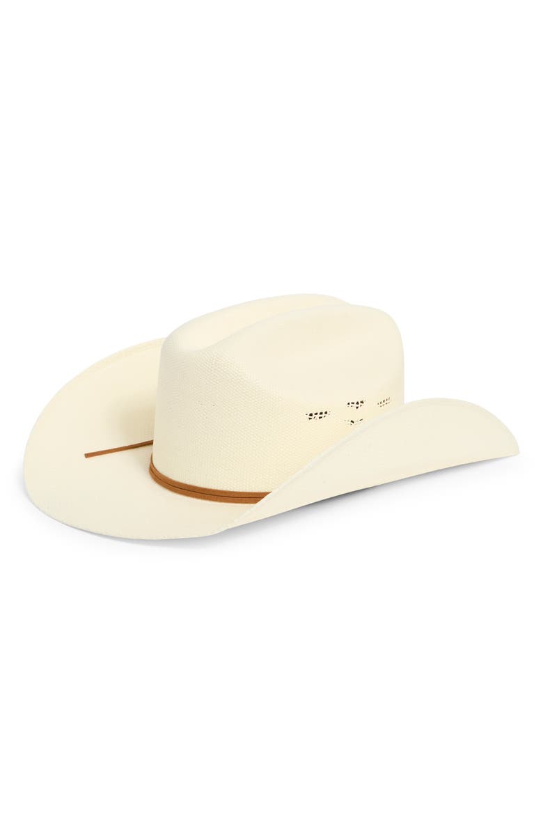 Brixton Laredo Straw Cowboy Hat, Alternate, color, Bone