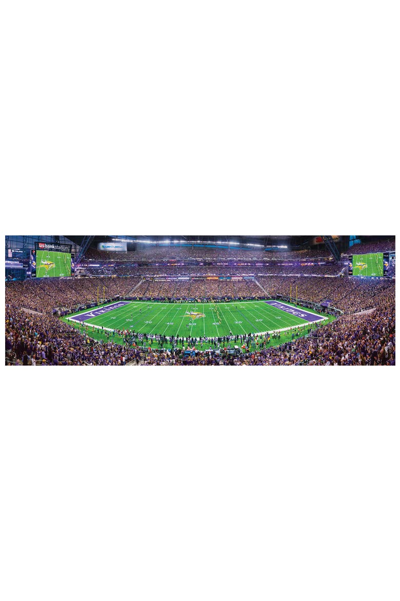 Minnesota Vikings 1000pc Pano Puzzle, Alternate, color, Multicolor