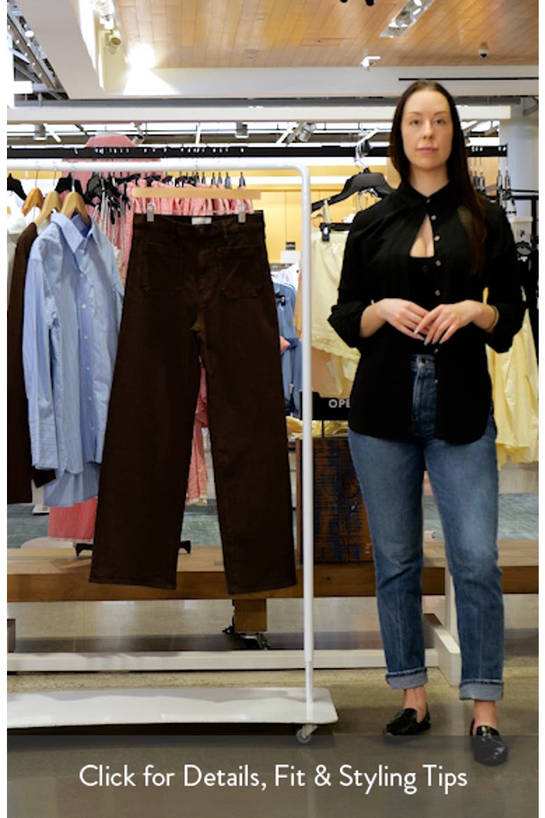 The Anchor High Waist Raw Hem Wide Leg Jeans video