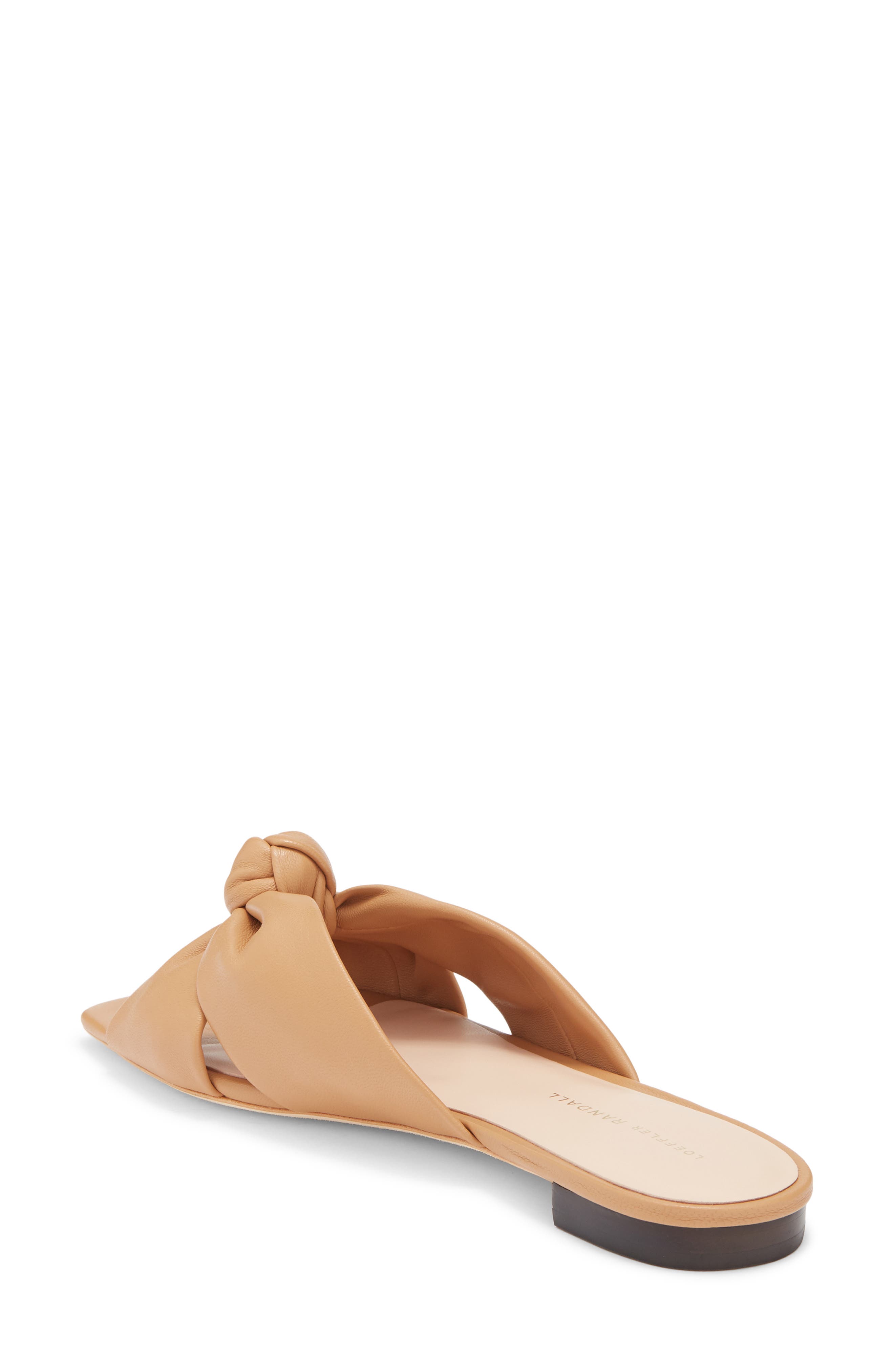 Claudette Mignon Knot Slide Sandal, Alternate, color, DUNE