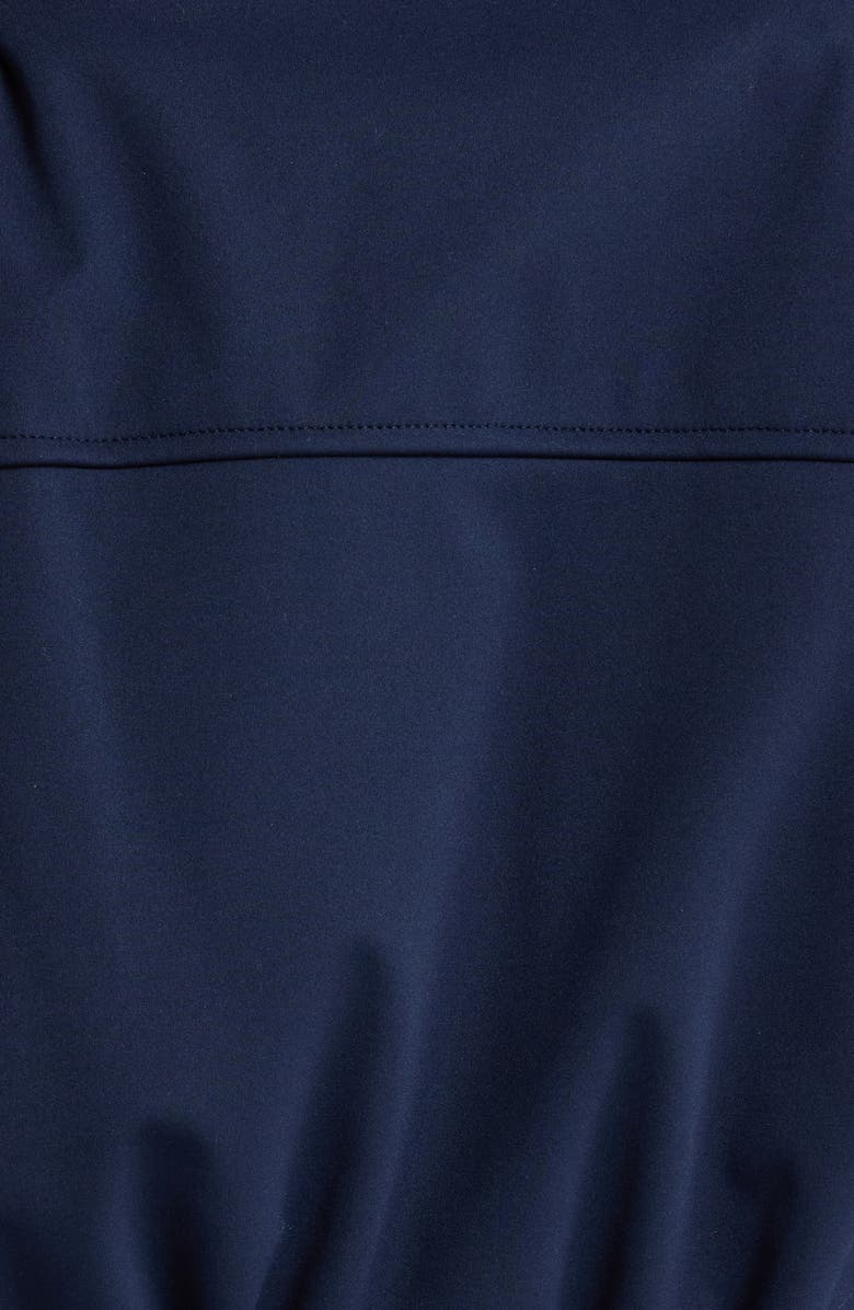 MPG Crop Bomber Jacket, Alternate, color, Navy Blazer