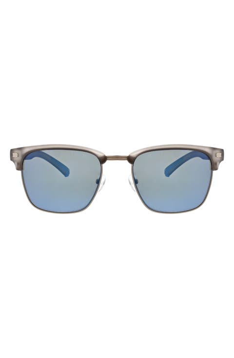 Halfway 56mm Polarized Browline Sunglasses