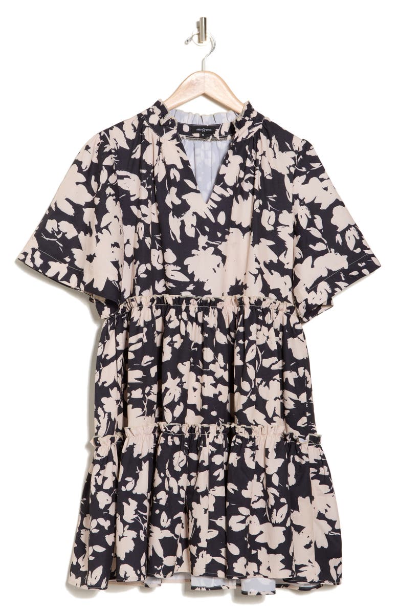 AREA STARS Pria Flutter Sleeve Tiered Dress, Alternate, color, 