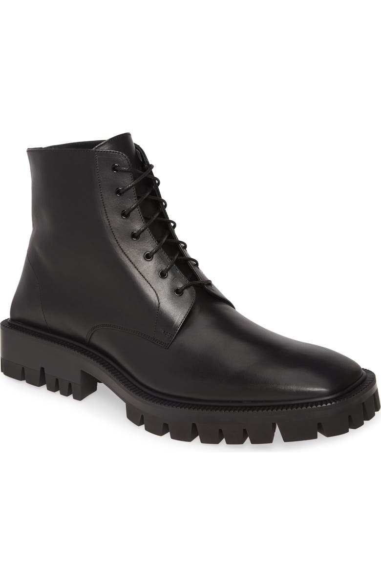 Balenciaga Lugged Combat Boot, Main, color,