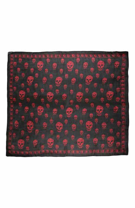 MCQ Skull Print Square Scarf