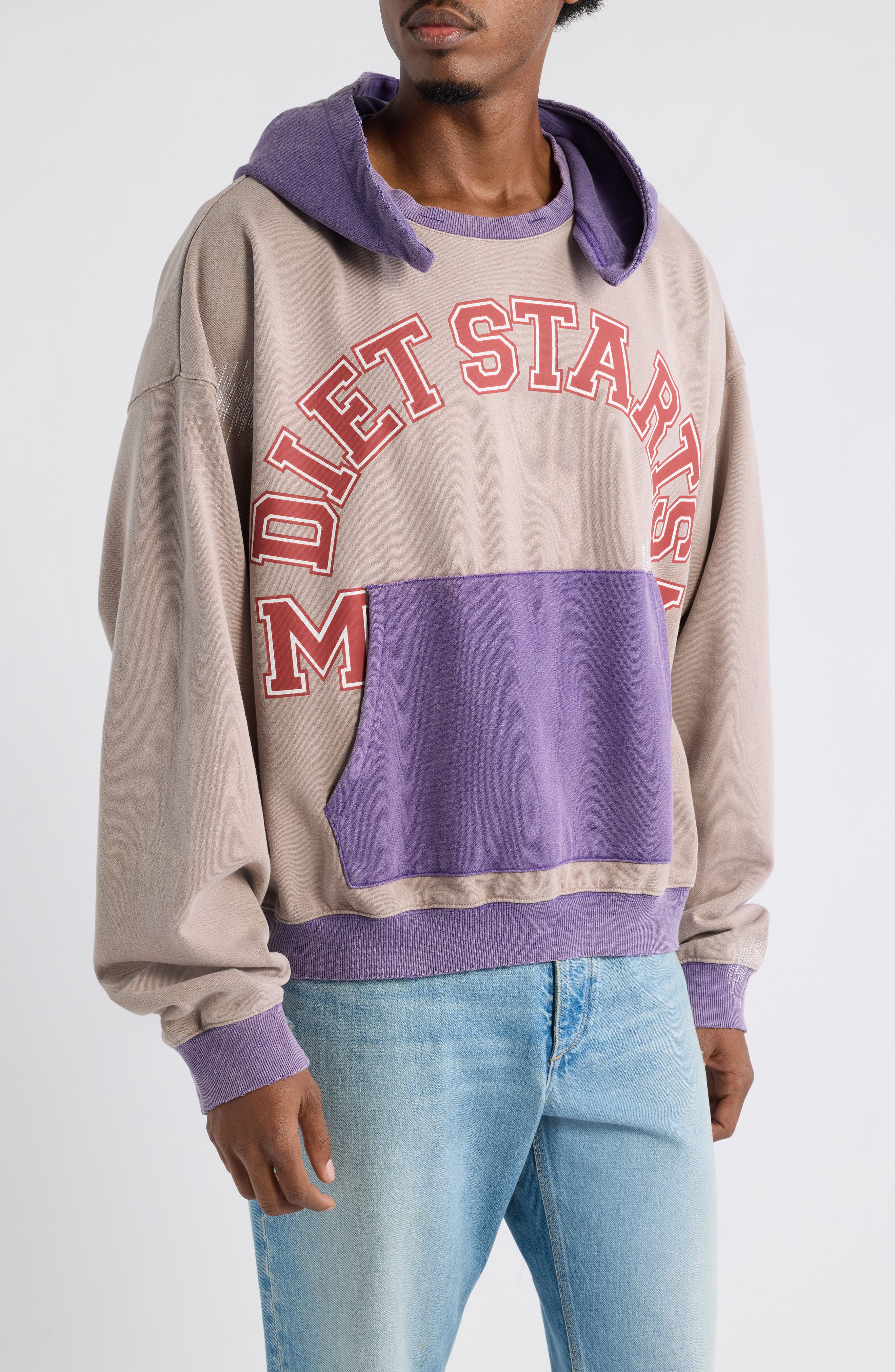 selected TAN/PURPLE