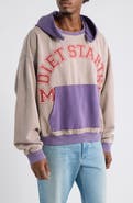 DIET STARTS MONDAY Collegiate Overlap Cotton Hoodie