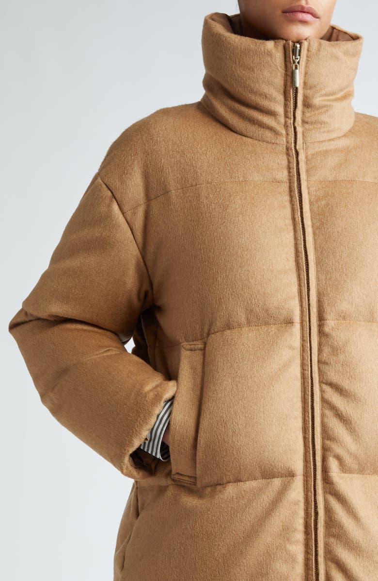 Max Mara Dante Down Reversible Coat, Alternate, color, 