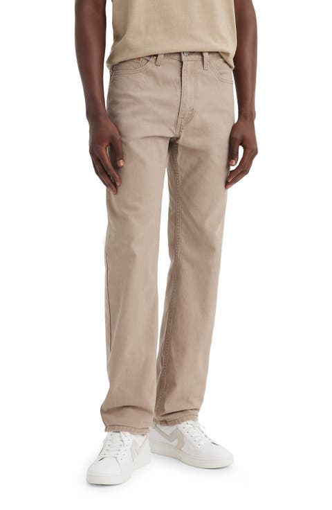 505™ Relaxed Straight Leg Jeans (Desert Taupe)