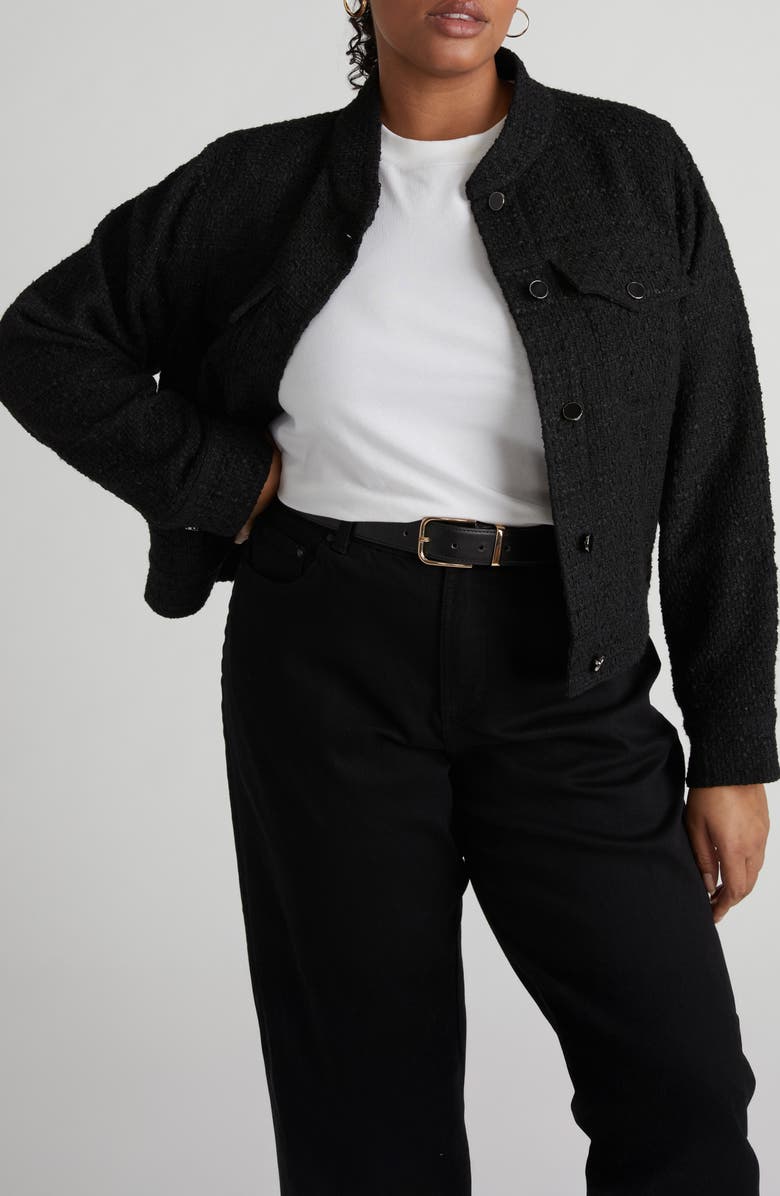 Universal Standard Lady Tweed Jacket, Alternate, color, 