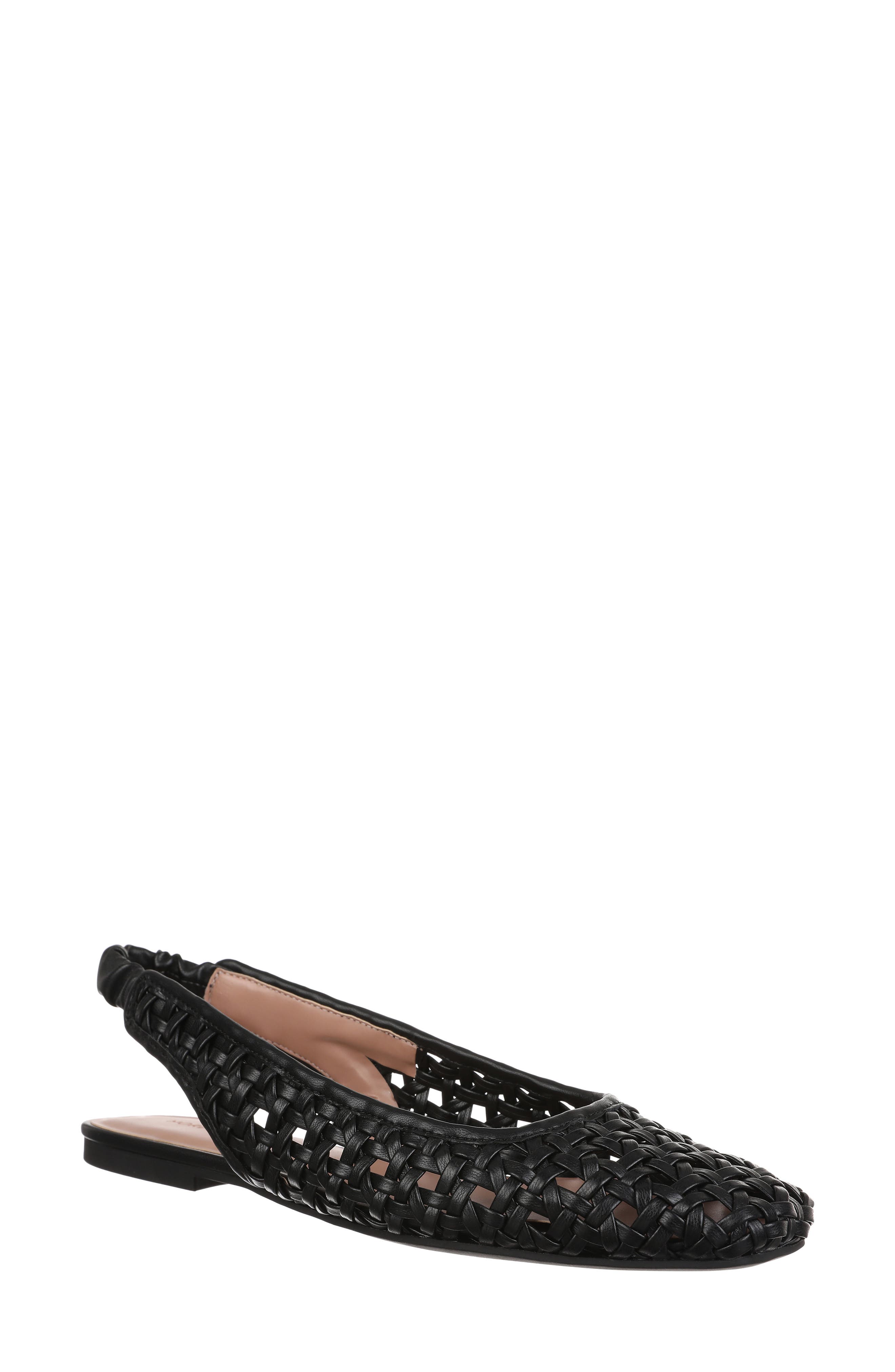 Nordstrom Arabella Woven Slingback Flat
