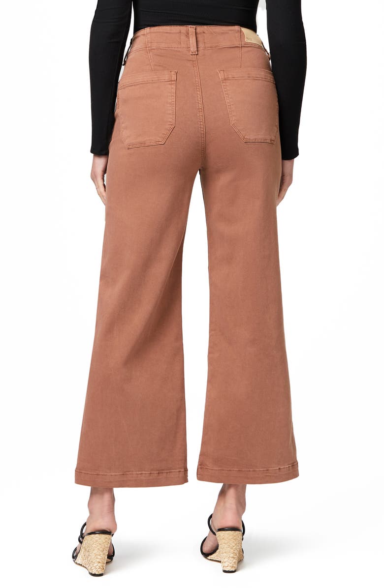 PAIGE Brooklyn High Waist Crop Wide Leg Pants, Alternate, color,