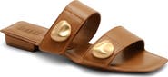 Cult Gaia Ezra Leather Slide Sandal