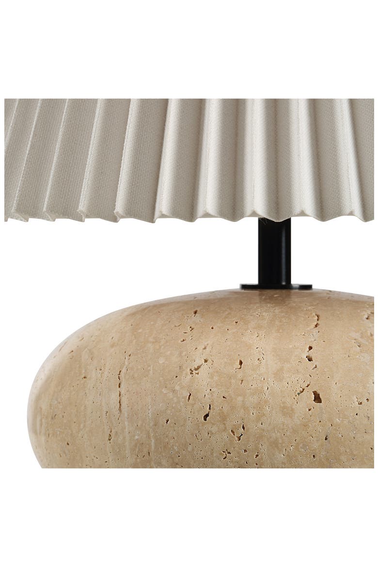 Noto Travertine Table Lamp, Alternate, color, NO COLOR