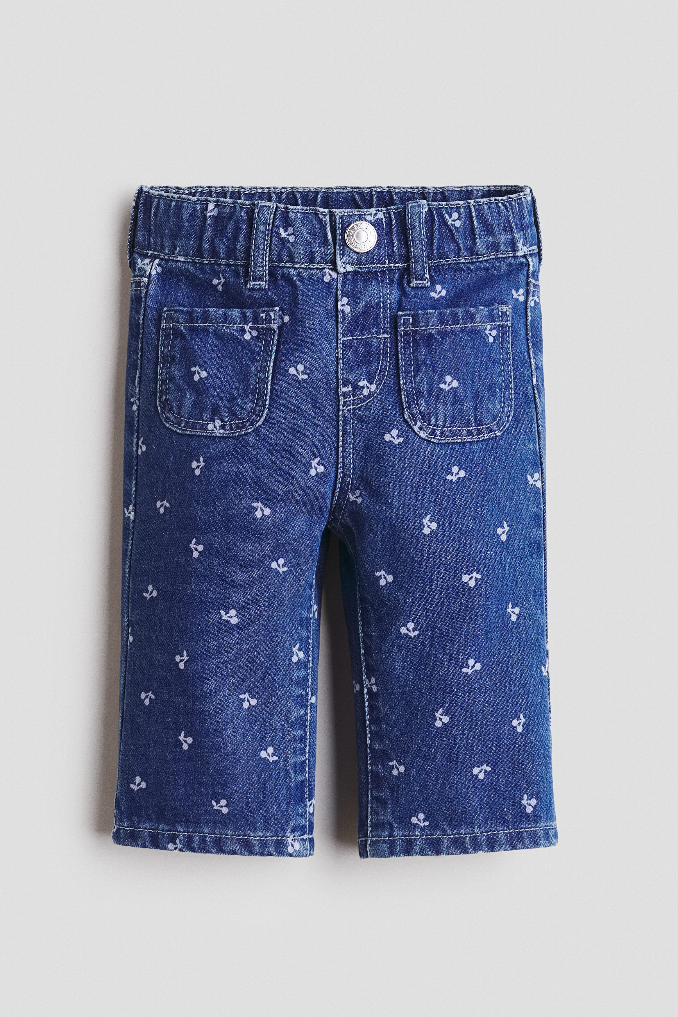 Dark denim blue/cherries