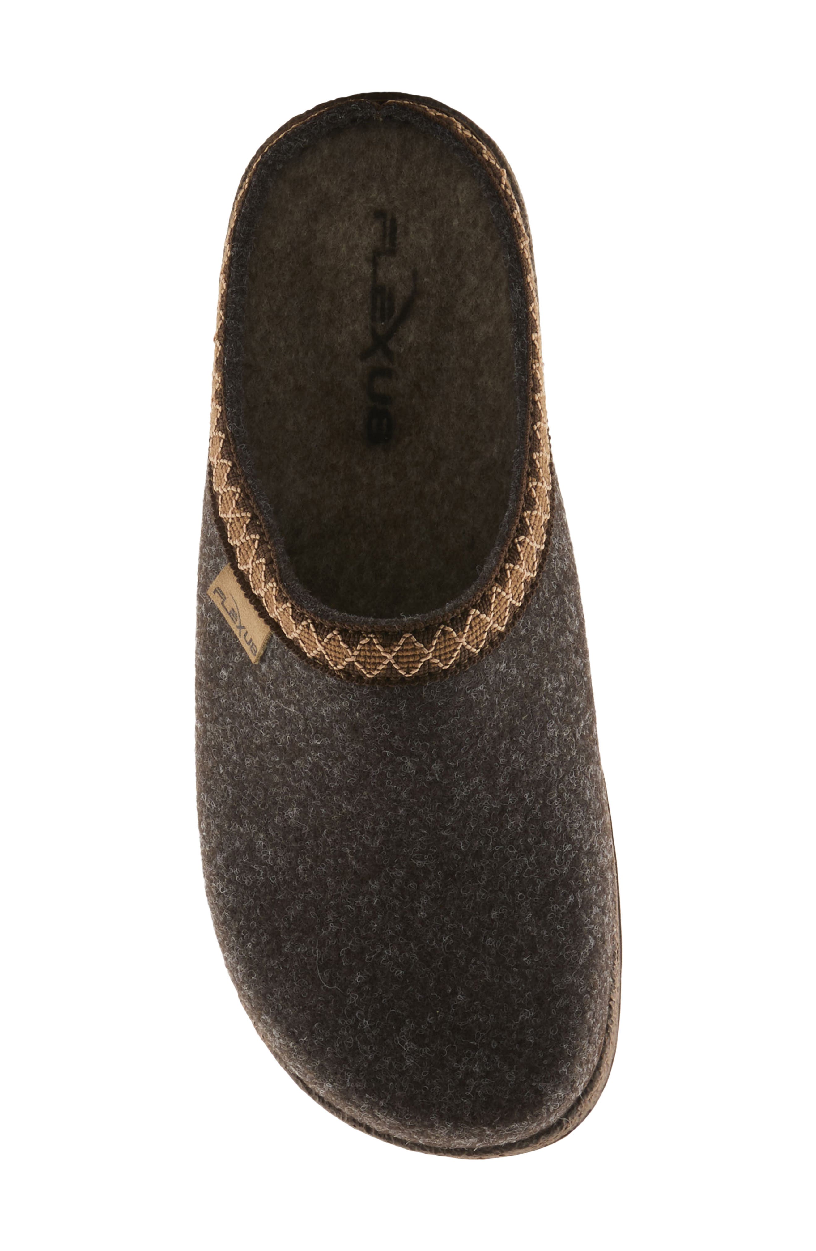 Flexus by Spring Step Snuggee Wool Clog, Alternate, color, Dark Brown
