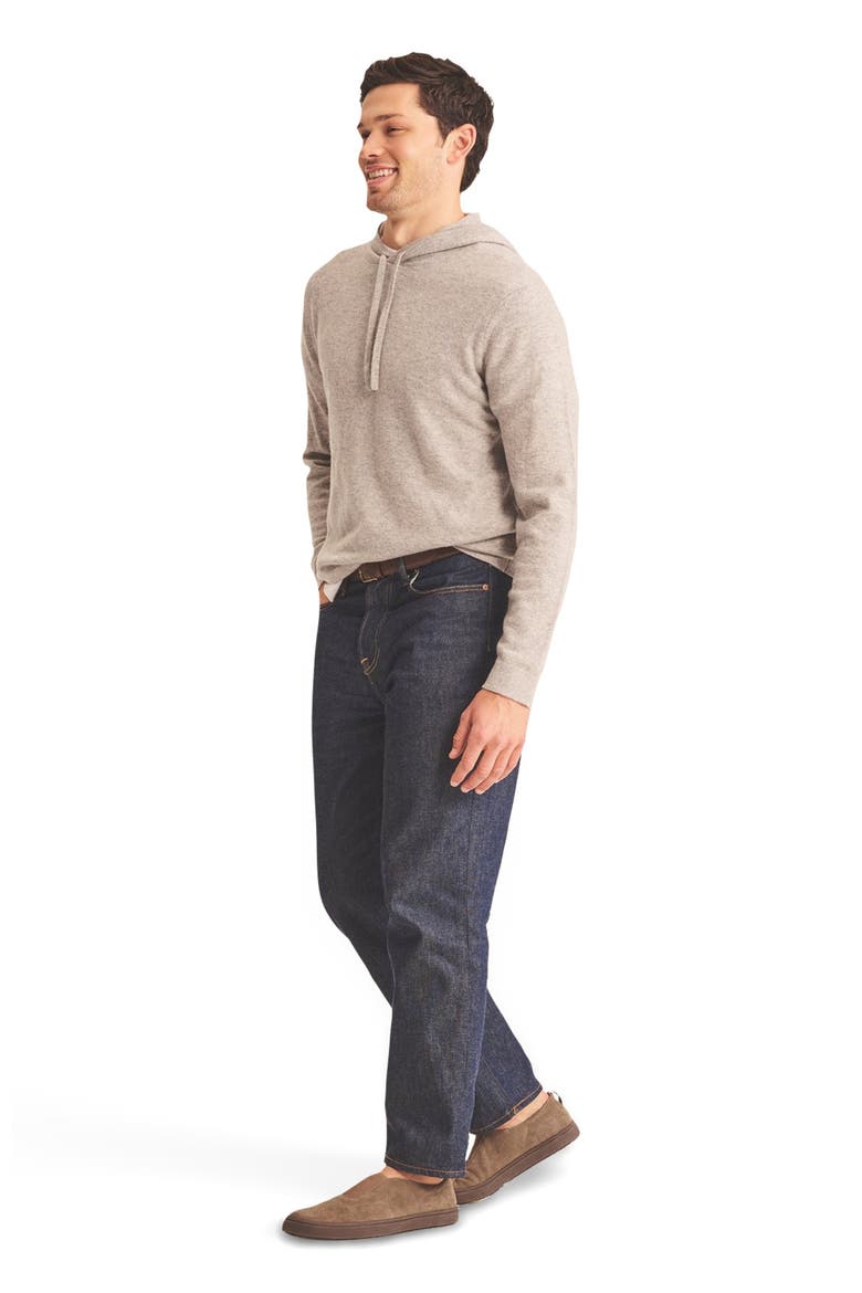 Signature Cashmere Hoodie, Alternate, color, Cement