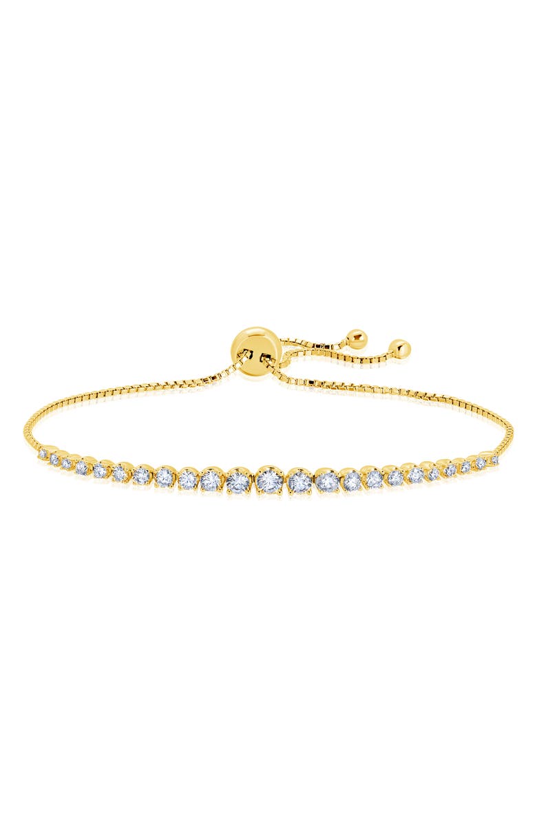Crislu Graduated Tennis Bracelet, Main, color, Gold