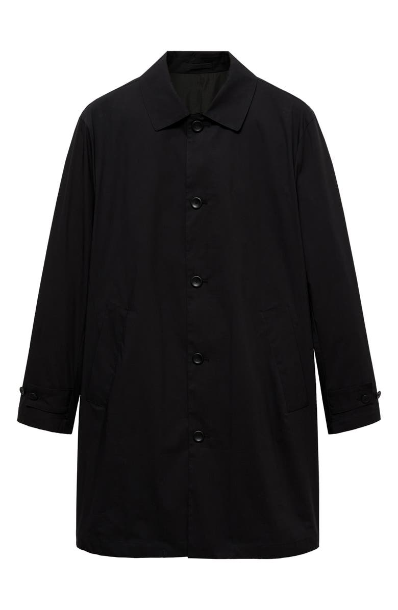 MANGO Classic Water Repellent Trench Coat, Alternate, color,