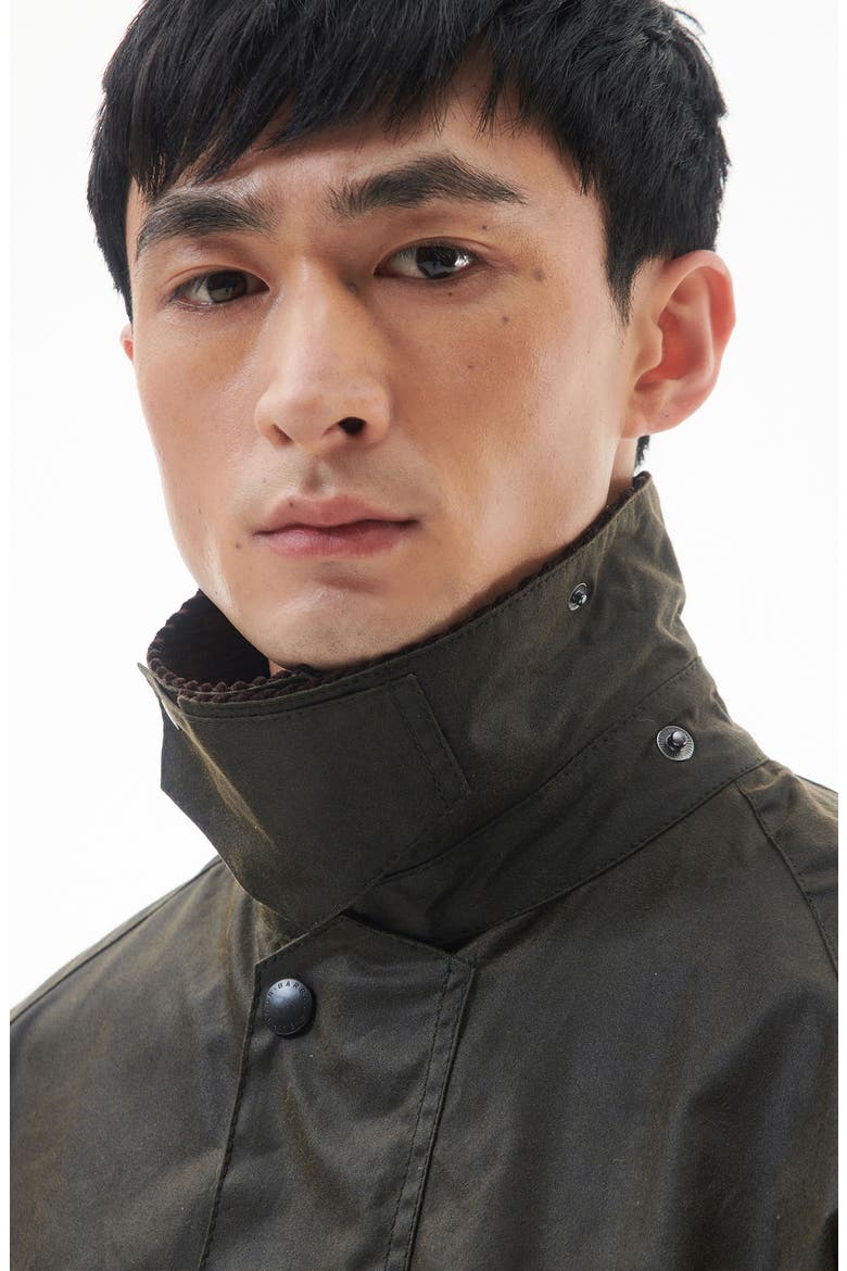 Transport Wax Jacket, Alternate, color, OLIVE