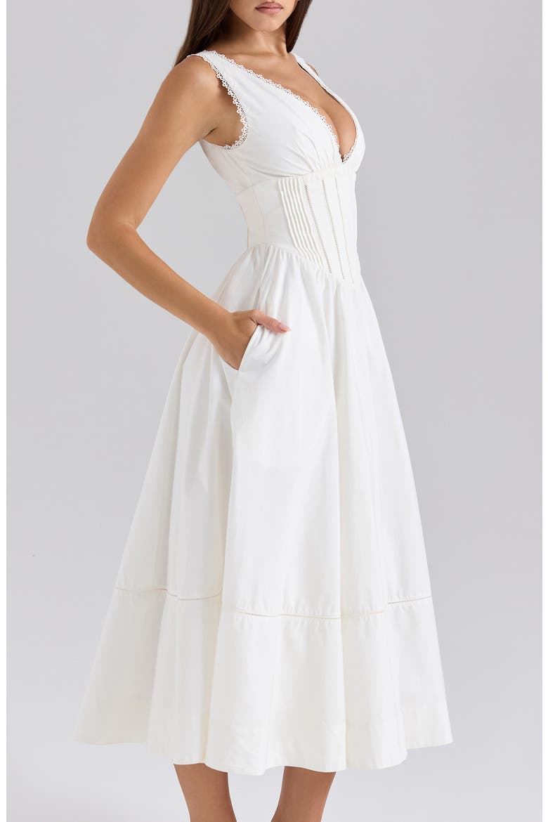 Samia Maxi Sundress, Alternate, color, WHITE